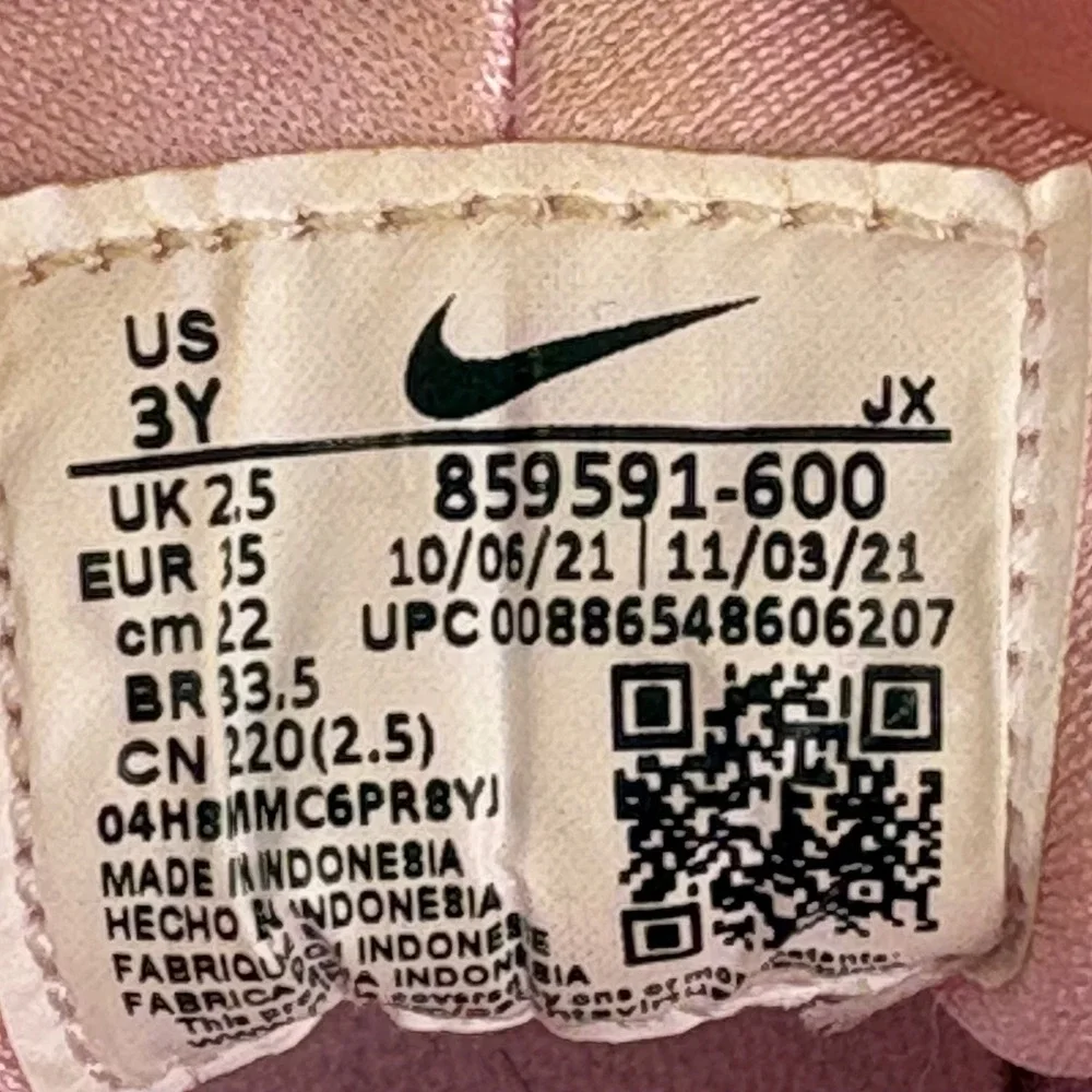 Nike Air Huarache Run‎ SE Pink White Kids Youth Running Shoes 859591-600 Size 3Y
